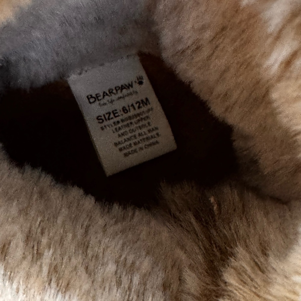 BearPaw Tan Baby Boots with Faux Fur - Picture 12 of 13
